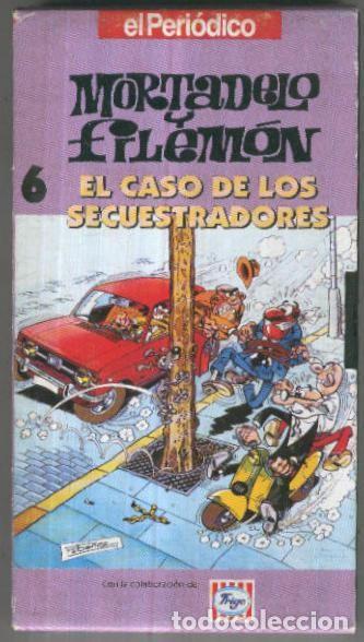 Collezionismo di Riviste e Giornali: VHS Animacion: MORTADELO Y FILEMON No.06 - El Caso de los secuestradores (El Periodico) - Francisco