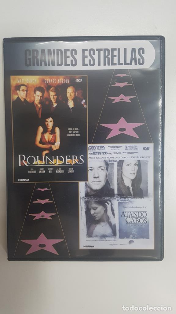 Collezionismo di Riviste e Giornali: DVD pelicula: Grandes Estrellas. Incluye las peliculas Rounders y Atando Cabos (en 1 DVD) - Varios