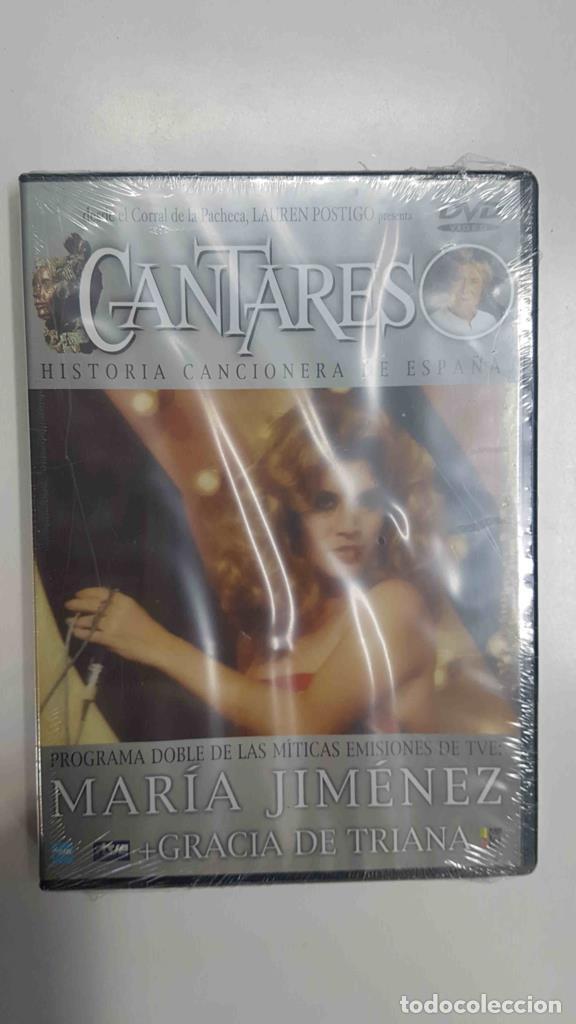 Coleccionismo de Revistas y Peri&oacute;dicos: DVD: Cantares - Maria Jimenez - Gracia de Triana. Historia cancionera de Espa&ntilde;a. Programa doble de l