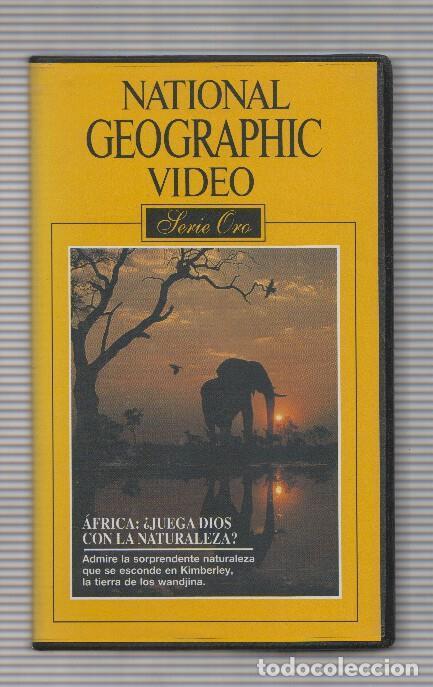 Coleccionismo de Revistas y Peri&oacute;dicos: Pelicula VHS: NATIONAL GEOGRAPHIC, Serie Oro - Numero 49: Africa, &iquest;Juega Dios con la Nraturaleza? -