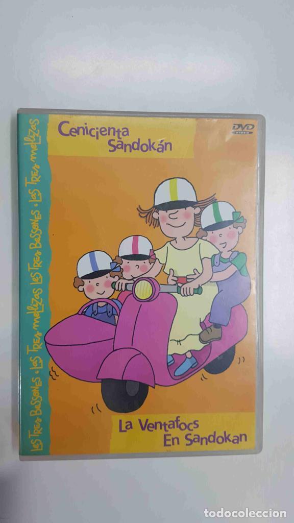 Coleccionismo de Revistas y Peri&oacute;dicos: DVD: Les tres bessones - La ventafocs en Sandokan - Cenicienta Sandokan - Varios
