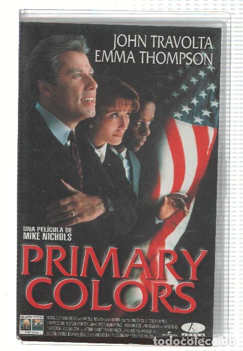 Colecionismo de Revistas e Jornais: Cine VHS: PRIMARY COLORS - John Travolta (Aurum Video) - Mike Nichols