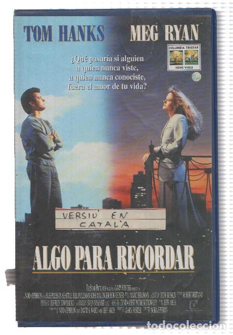 Colecionismo de Revistas e Jornais: Cine VHS: ALGO PARA RECORDAR - Tom Hanks (Columbia) - Nora Ephron