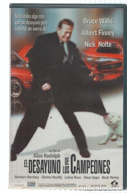 Colecionismo de Revistas e Jornais: Cine VHS: EL DESAYUNO DE LOS CAMPEONES - Bruce Willis (LAUREN) - Alan Rudolph
