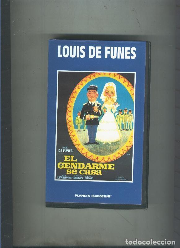 Collectionnisme de Revues et Journaux: Video VHS: Louis de Funes numero 04: El gendarme se casa - Varios