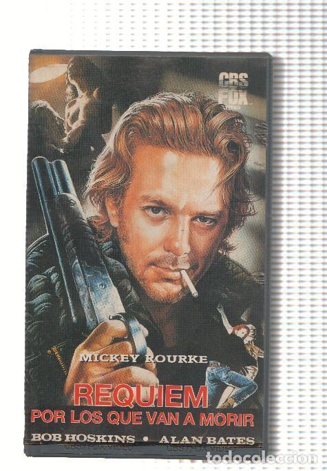 Collectionnisme de Revues et Journaux: Cine VHS: REQUIEM POR LOS QUE VAN A MORIR - Mickey Rourke - Mike Hodges