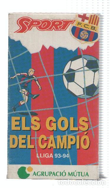 Colecionismo de Revistas e Jornais: VHS-Deporte: F.C BARCELONA: ELS GOLS DEL CAMPIO, Lliga 93-94 (SPORT) - Televisio de Catalunya