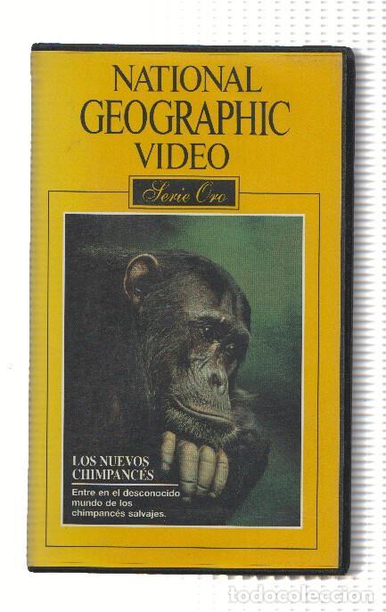 Colecionismo de Revistas e Jornais: Pelicula VHS: NATIONAL GEOGRAPHIC, Serie Oro - Numero 01: Los Nuevos Chimpances - National Geographi
