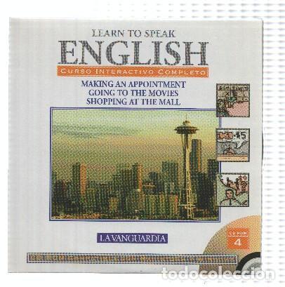 Colecionismo de Revistas e Jornais: CD-Rom: LEARN TO SPEAK ENGLISH, Numero 04: Curso interactivo Completo (La Vanguardia) - The Learning