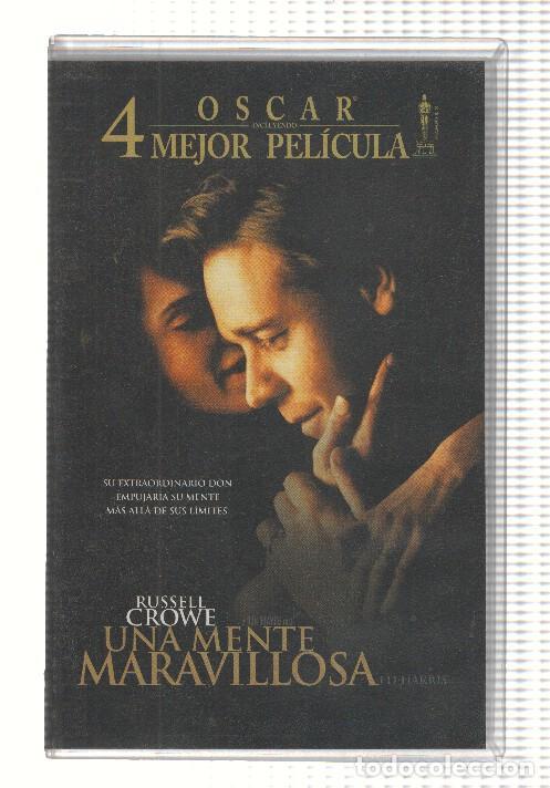 Colecionismo de Revistas e Jornais: VHS-Cine: UNA MENTE MARAVILLOSA - Russell Crowe - Ron Howard