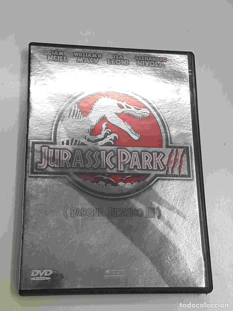 Colecionismo de Revistas e Jornais: DVD pelicula: Jurassic Park III (Parque Jurasico III). Edicion cubierta metalizada. Incluye material