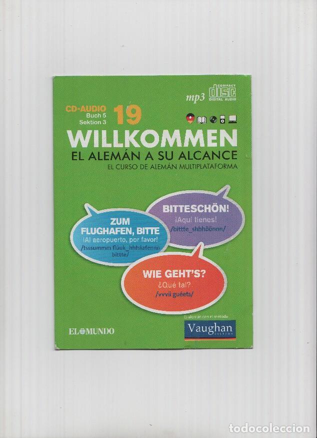 Collectionnisme de Revues et Journaux: Curso Aleman: WILLKOMMEN Numero 19 - El Aleman a su alcance (El Mundo y Vaughan Systems) - Vaughnan