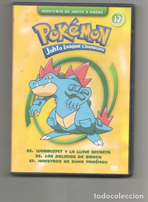 Collectionnisme de Revues et Journaux: DVD: Pokemon Johto League Champions - Aventuras de Johto a Hoenn 12 (contiene los capitulos de 35 a