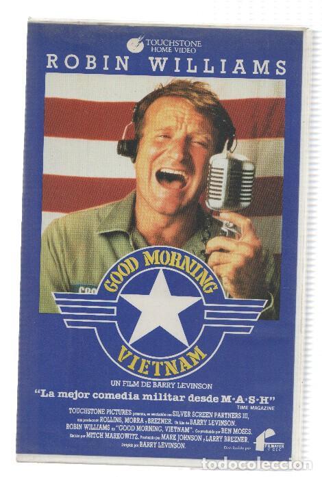 Sammeln von Zeitschriften und Zeitungen: VHS-Cine: GOOD MORNING VIETNAM - Robin Williams (Fimayer 1989) - Barry Levinson