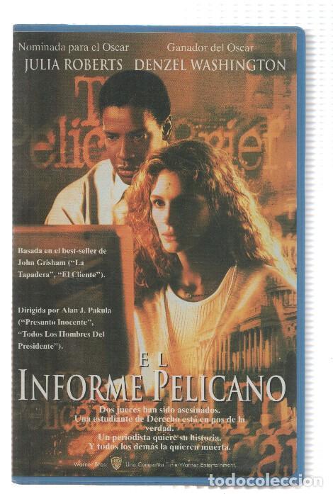 Coleccionismo de Revistas y Peri&oacute;dicos: VHS-Cine: EL INFORME PELICANO - Julia Roberts, Denzel Washington (Warner 1994) - Alan J. Pakula