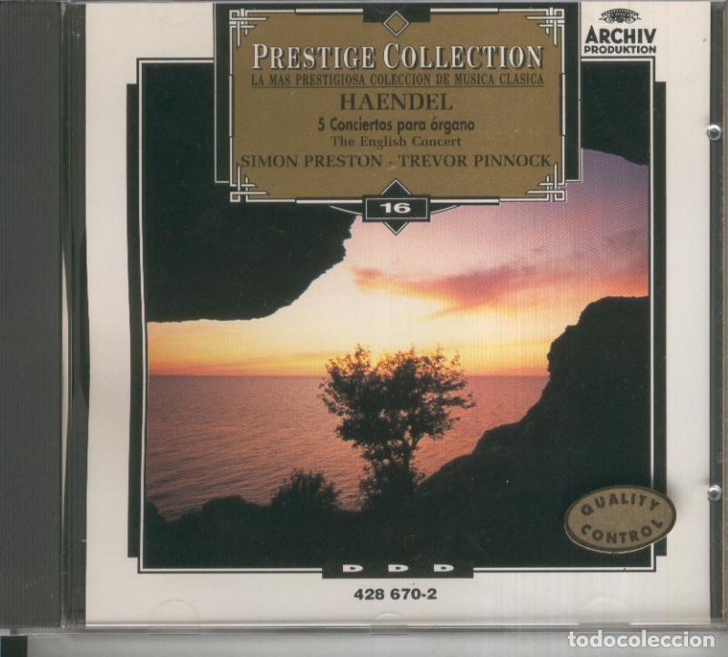 Sammeln von Zeitschriften und Zeitungen: CD Musica Clasica: Haendel: 5 conciertos para organo por Simon Preston - Varios