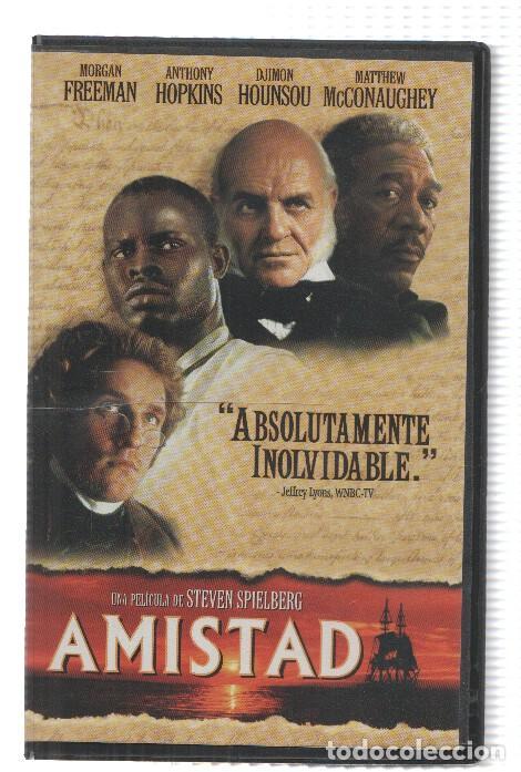 Sammeln von Zeitschriften und Zeitungen: VHS-Cine: AMISTAD - Morgan Freeman, Anthony Hopkins (Dreamworks 1998) - Steven Spielberg