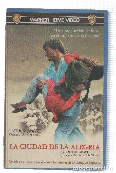 Collezionismo di Riviste e Giornali: VHS-Cine: LA CIUDAD DE LA ALEGRIA - Patrick Swayze (Warner 1993) - Roland Joff&eacute;