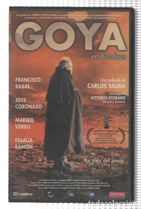 Collezionismo di Riviste e Giornali: VHS-Cine: GOYA EN BURDEOS - Francisco Rabal, Jose Coronado (Manga Films 2000) - Carlos Saura