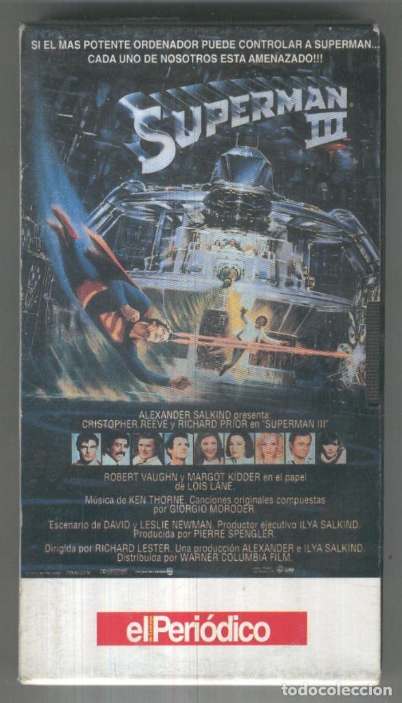 Colecionismo de Revistas e Jornais: VHS Cine : SUPERMAN III - Richard Lester - Richard Lester
