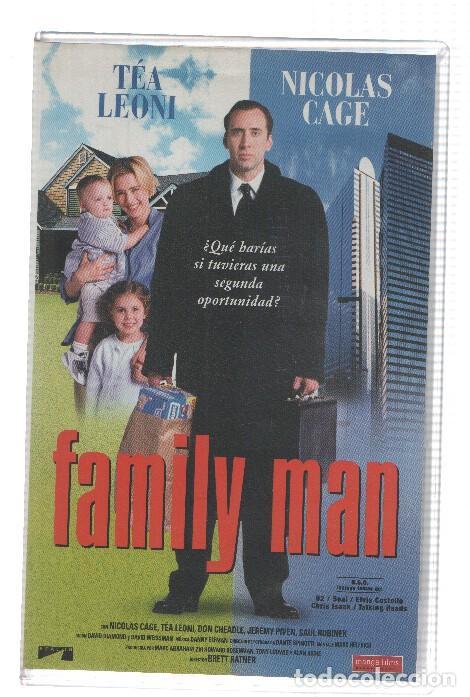Colecionismo de Revistas e Jornais: VHS-Cine: FAMILY MAN - Nicolas Cage (Manga Films 2000) - Brett Ratner