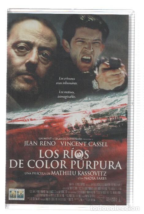 Colecionismo de Revistas e Jornais: VHS-Cine: LOS RIOS DE COLOR PURPURA - Jean Reno, Vincent Cassel (Columbia 2001) - Mathieu Kassovitz