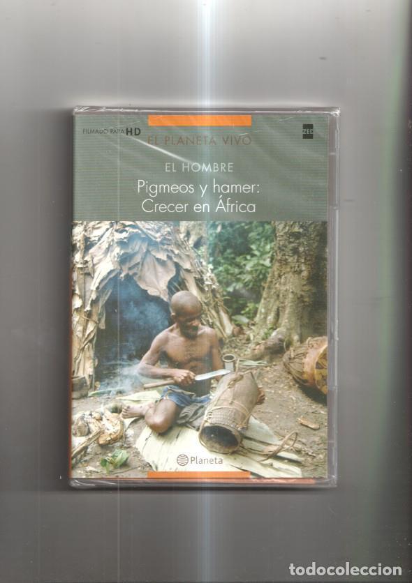 Collezionismo di Riviste e Giornali: Documental en DVD: El planeta vivo - El hombre, Pigmeos y hamer: Crecer en &Aacute;frica (conserva precinto