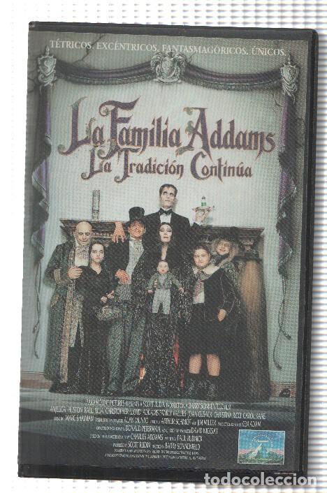 Collezionismo di Riviste e Giornali: VHS-Cine: LA FAMILIA ADDAMS, La Tradicion Continua - Anjelica Huston, Raul Julia (Paramount 1994) -