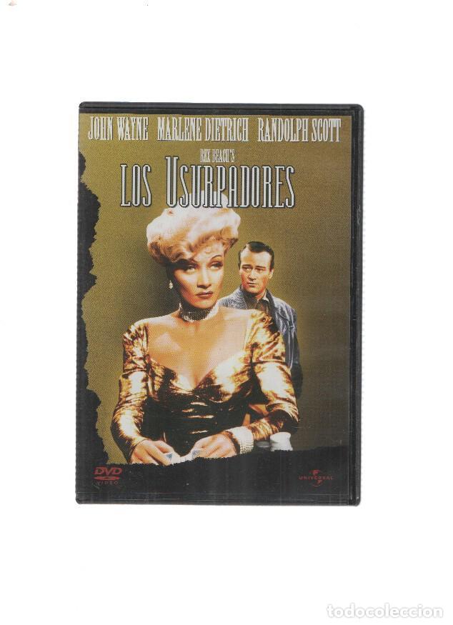 Coleccionismo de Revistas y Peri&oacute;dicos: DVD-Cine: LOS USURPADORES - John Wayne, Marlene Dietrich (Universal 2003) - Ray Enright