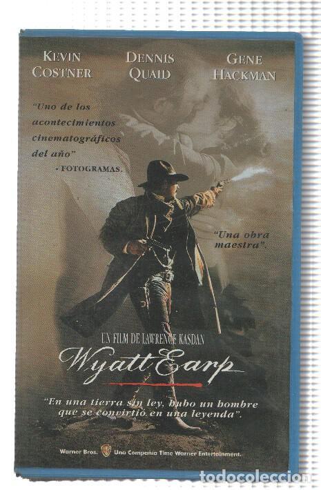 Colecionismo de Revistas e Jornais: VHS-Cine: WYATT EARP - Kevin Costner, Dennis Quaid (Warner 1995) - Lawrence Kasdan