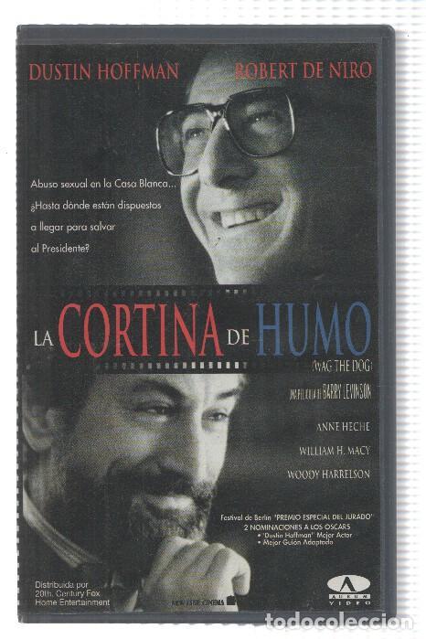 Coleccionismo de Revistas y Peri&oacute;dicos: VHS-Cine: LA CORTINA DE HUMO - Dustin Hoffman, Robert De Niro (Aurum 1998) - Barry Levinson