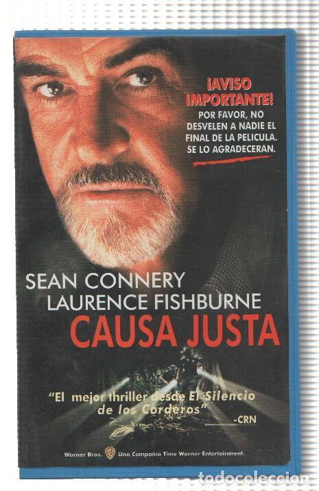 Coleccionismo de Revistas y Peri&oacute;dicos: Cine VHS: CAUSA JUSTA - Sean Connery - Arne Glimcher