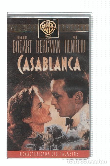 Coleccionismo de Revistas y Peri&oacute;dicos: Pelicula VHS: CASABLANCA (Edicion Especial Remasterizada) - Michael Curtiz - Michael Curtiz