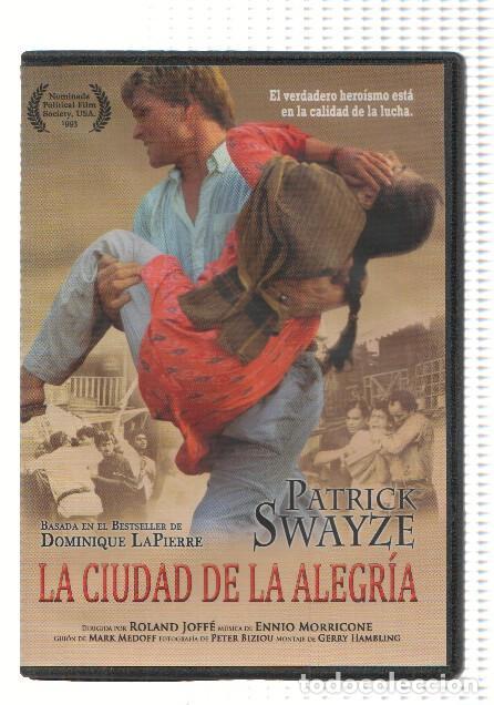 Collezionismo di Riviste e Giornali: DVD-Cine: LA CIUDAD DE LA ALEGRIA - Patrick Swayze - Roland Joff&eacute;