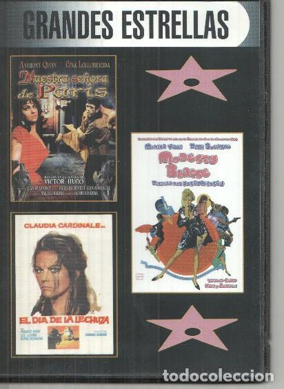Coleccionismo de Revistas y Peri&oacute;dicos: DVD: Grandes Estrellas: Nuestra se&ntilde;ora de Paris, El dia de la lechuza, Modesty Blaise