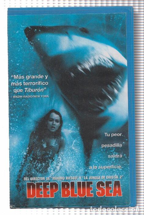 Coleccionismo de Revistas y Peri&oacute;dicos: VHS-Cine: DEEP BLUE SEA - Saffron Burrows - Renny Harlin