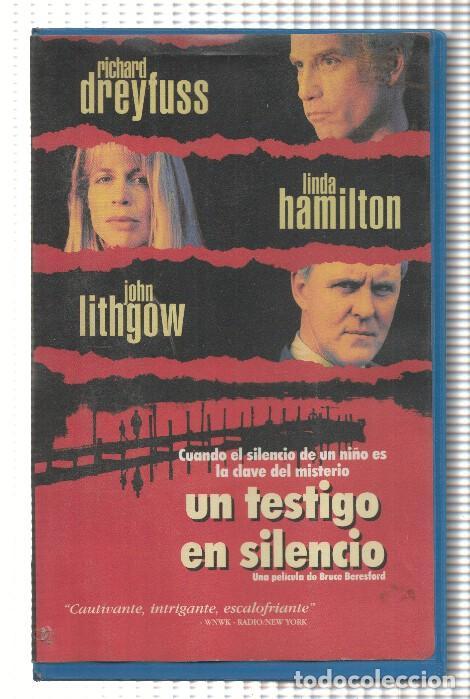 Coleccionismo de Revistas y Peri&oacute;dicos: VHS-Cine: UN TESTIGO EN SILENCIO - Richard Dreyfuss - Bruce Beresford
