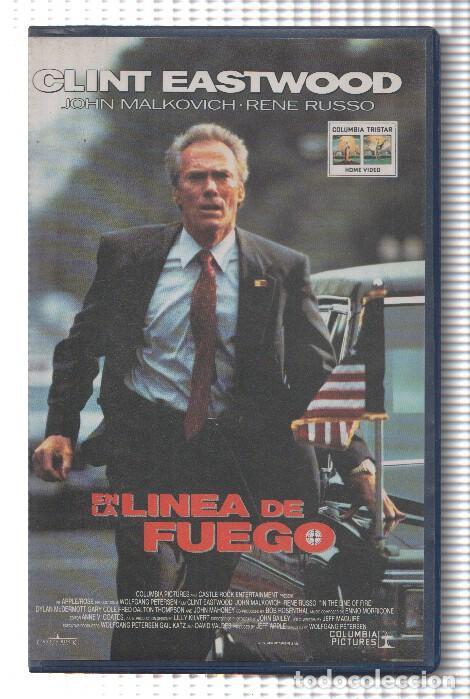 Coleccionismo de Revistas y Peri&oacute;dicos: VHS-Cine: EN LA LINEA DE FUEGO - Clint Eastwood - Wolfgang Petersen