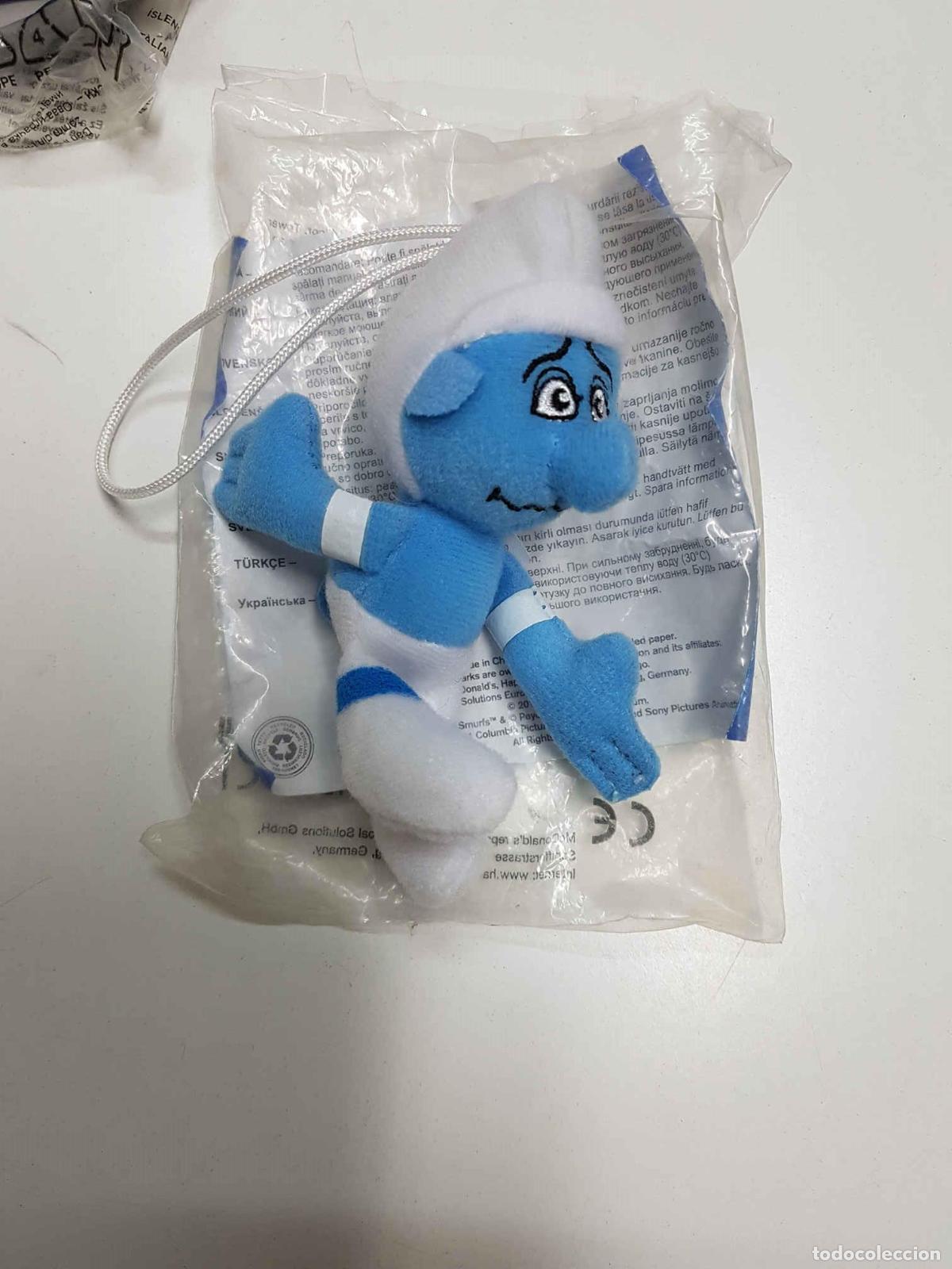Coleccionismo de Revistas y Peri&oacute;dicos: Peluche de pitufo