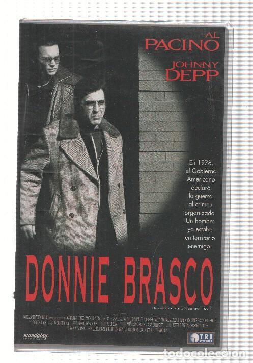 Colecionismo de Revistas e Jornais: VHS-Cine: DONNIE BRASCO - Al Pacino, Johnny Deep - Mike Newell