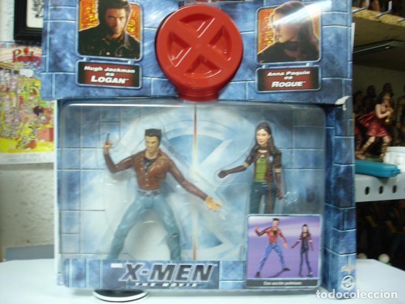 Colecionismo de Revistas e Jornais: Pelicula X Men: Logan vs Rogue - Mu&ntilde;ecos