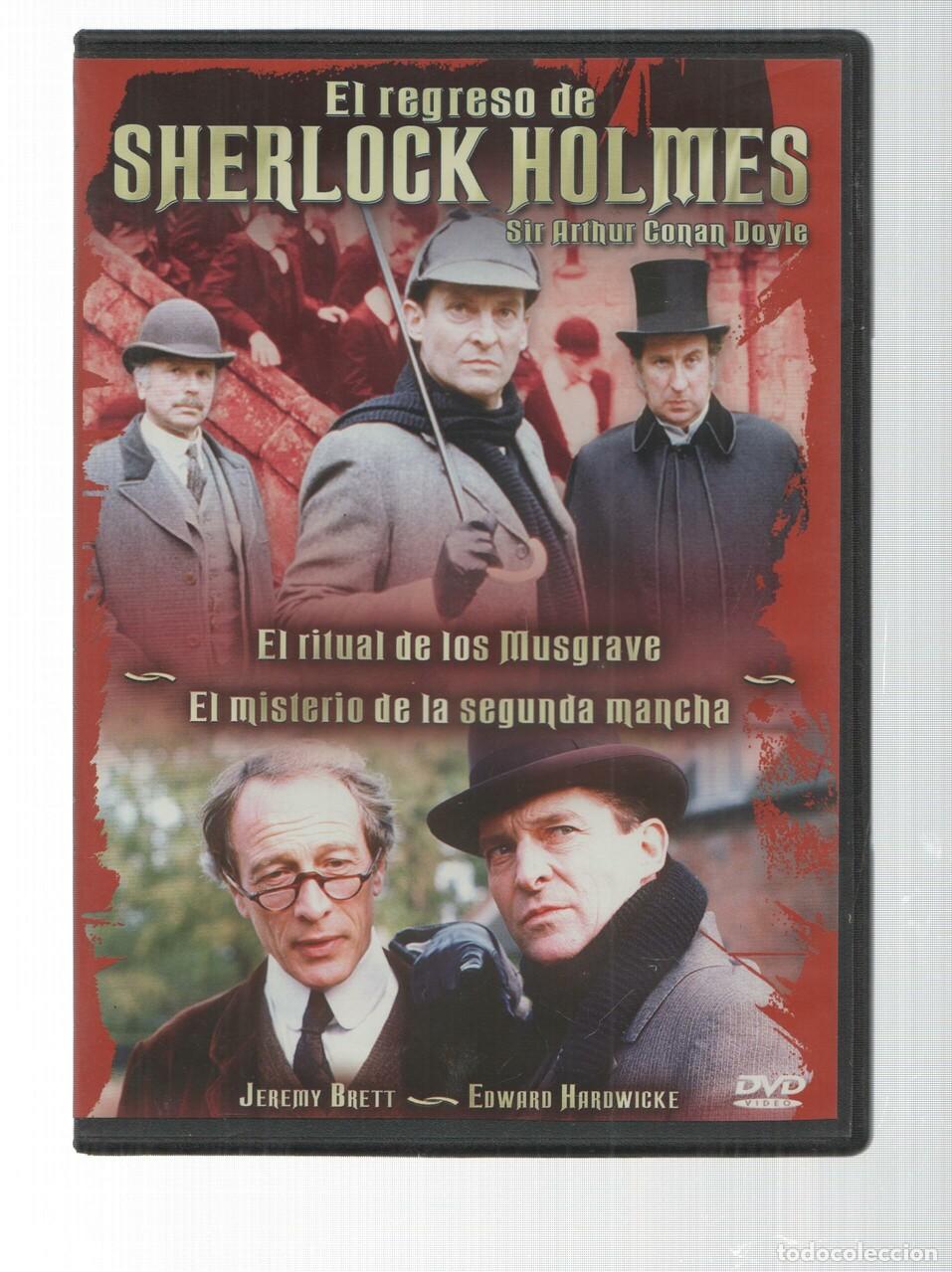 Colecionismo de Revistas e Jornais: DVD: El Ritual de los Musgrave, El Misterio de la Segunda Mancha. El regreso de Sherlock Holmes