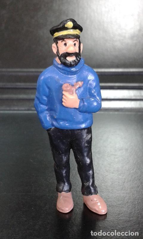 Colecionismo de Revistas e Jornais: Mu&ntilde;eco de goma:: Capitan Haddock con la pila en la mano izquierda, (serie Tintin) - Varios
