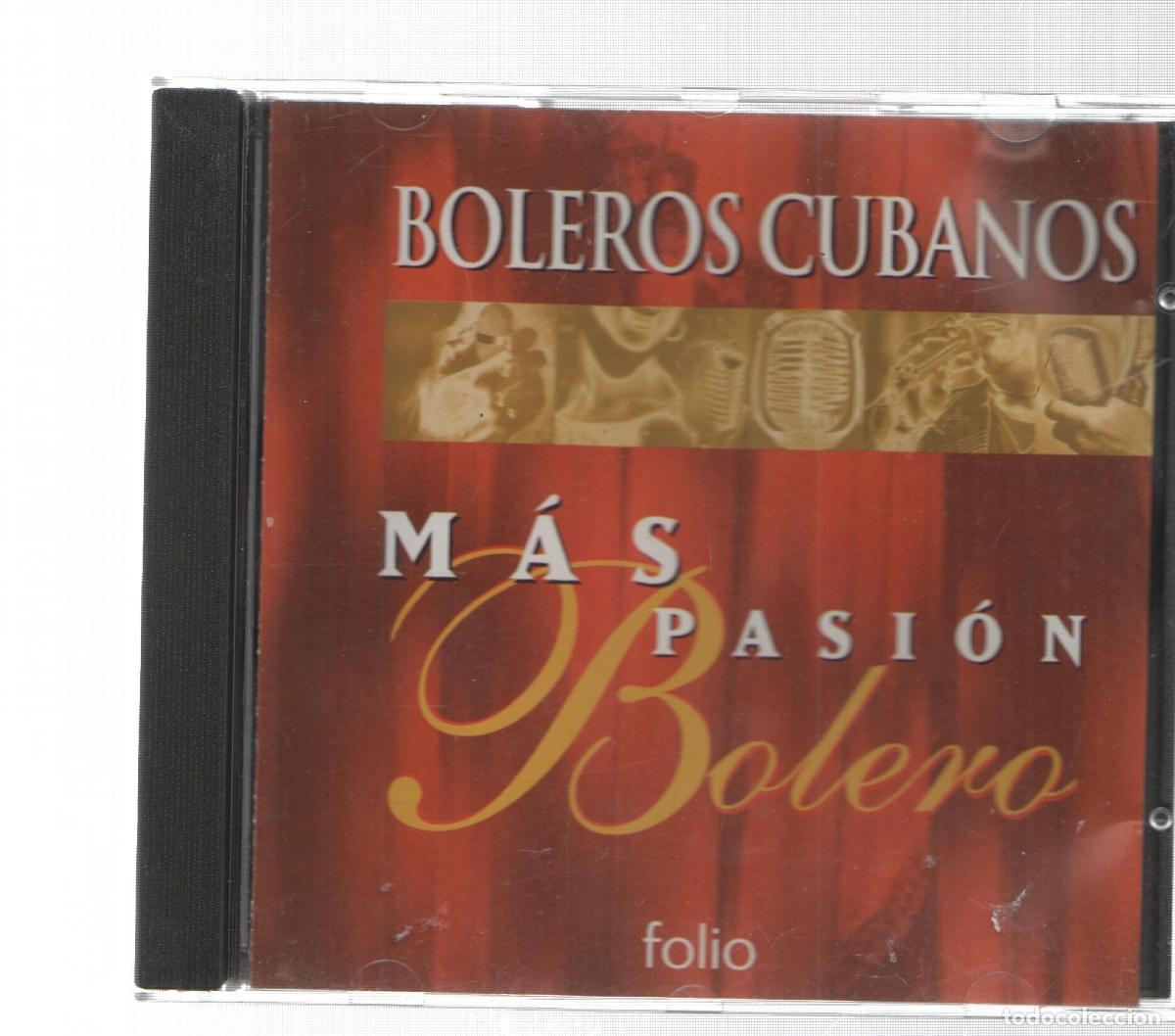 Collectionnisme de Revues et Journaux: CD: Mas Pasion - Boleros Cubanos. Folio