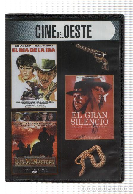 Collectionnisme de Revues et Journaux: Cine DVD: 3x1: EL DIA DE LA IRA, EL GRAN SILENCIO, LOS MCMASTERS (Cine del Oeste) - VARIOS