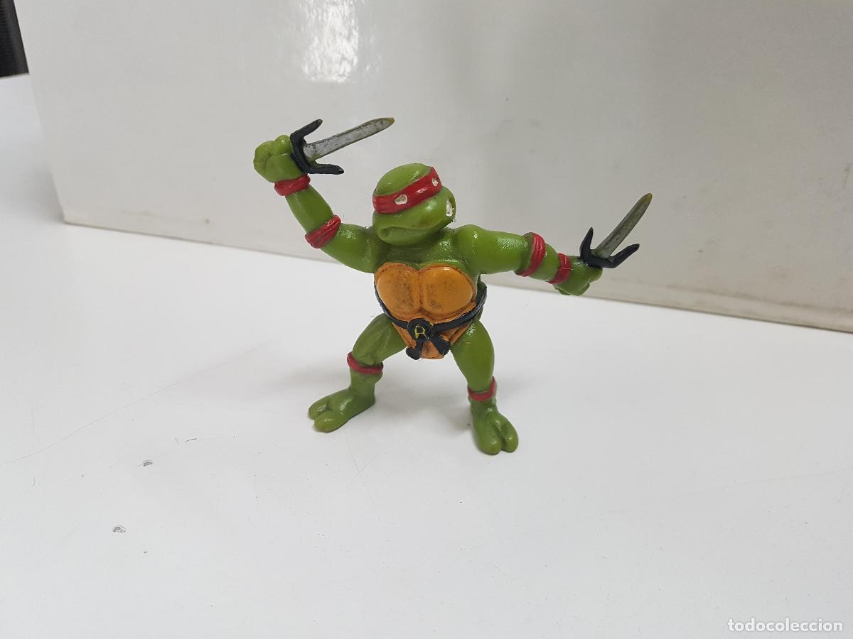 Collezionismo di Riviste e Giornali: Figura serie Las Tortugas Ninja: Raphael, esgrimiendo sus sais