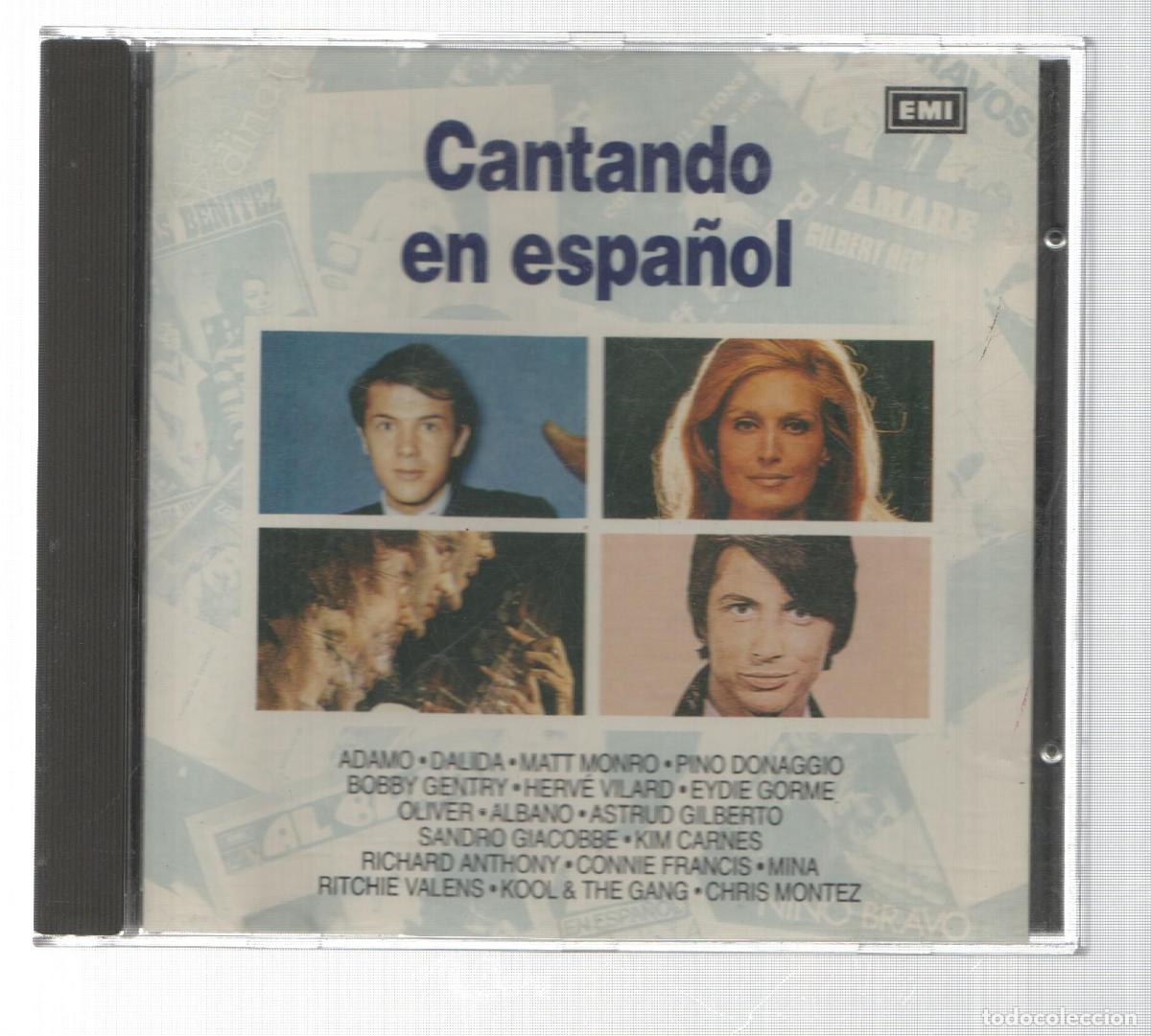 Collezionismo di Riviste e Giornali: CD: Cantando en espa&ntilde;ol. Planeta Agostini: Adamo, Matt Monro, Albano, Astrud Gilberto, Pino Donaggio