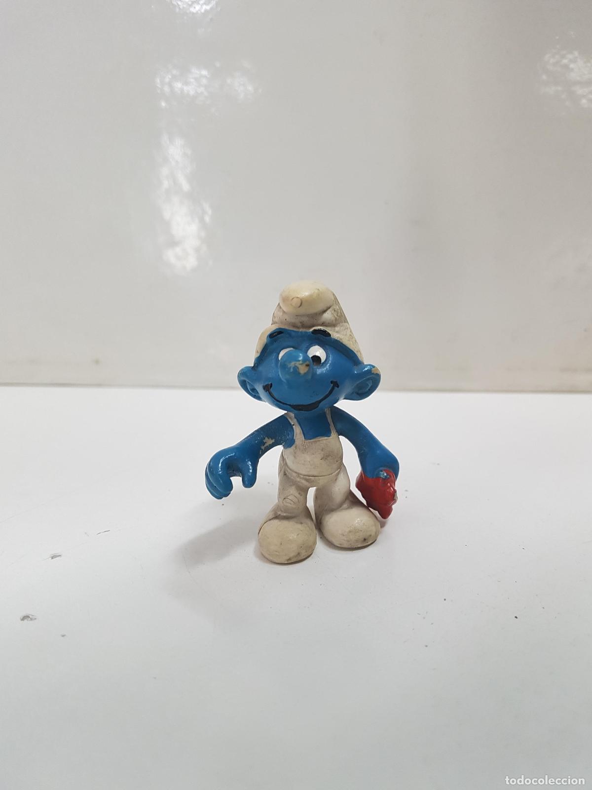 Collezionismo di Riviste e Giornali: Figura serie Los Pitufos: Pitufo obrero