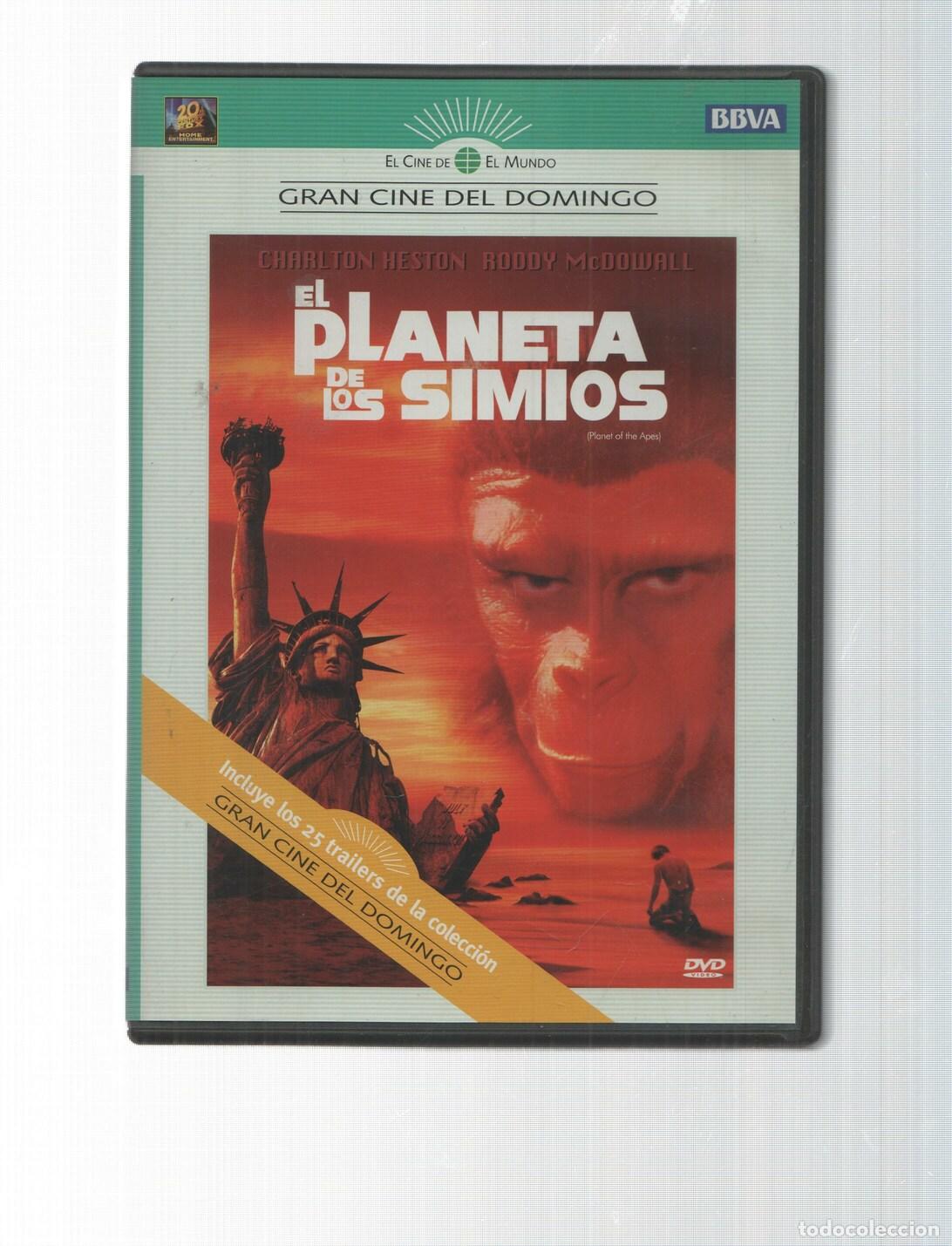 Coleccionismo de Revistas y Peri&oacute;dicos: DVD: El Planeta de los Simios (1968). Gran Cine del Domingo num 1