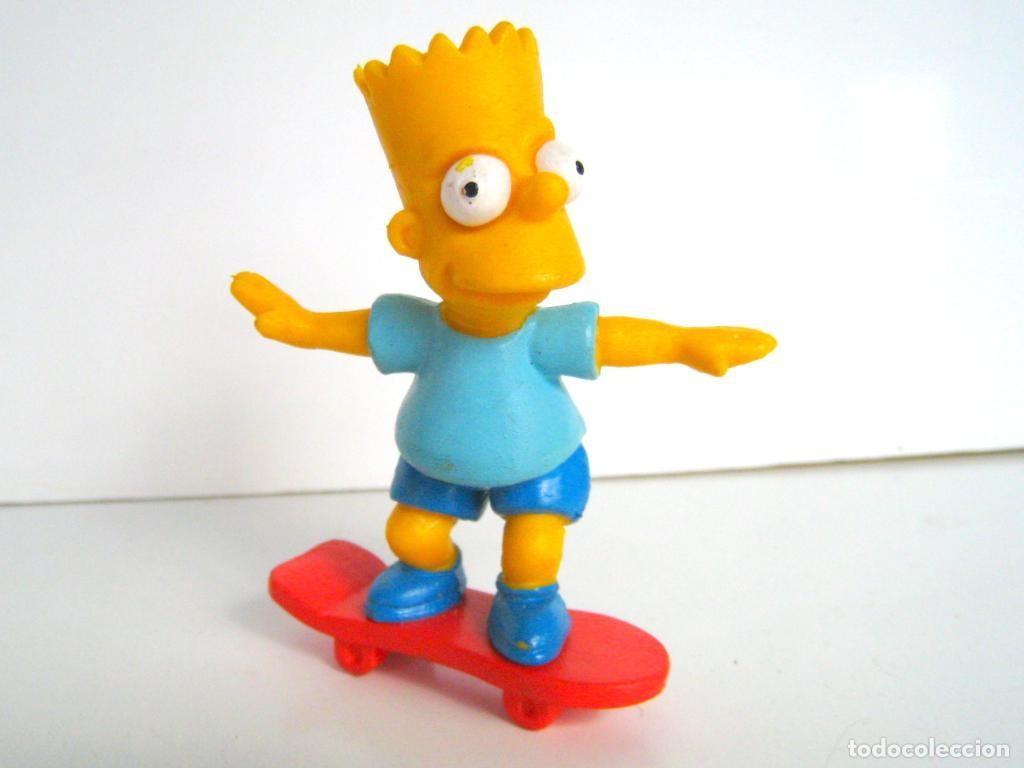 Colecionismo de Revistas e Jornais: Mu&ntilde;eco de goma: BART SIMPSON, en monopatin/ LOS SIMPSONS (Fox 1991) - Matt Groening